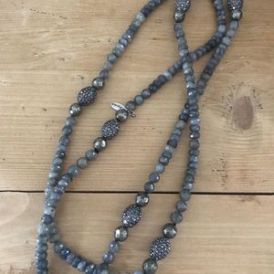Neimans Gemstone long necklace.